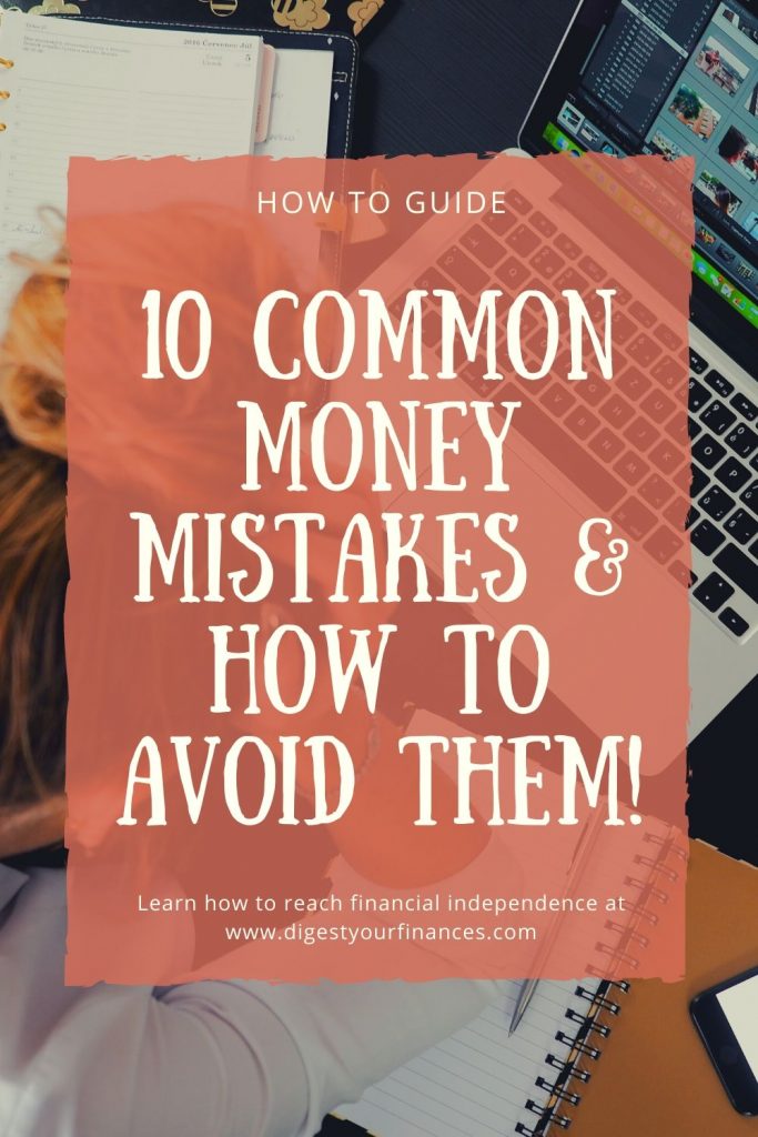 common money mistakes pin