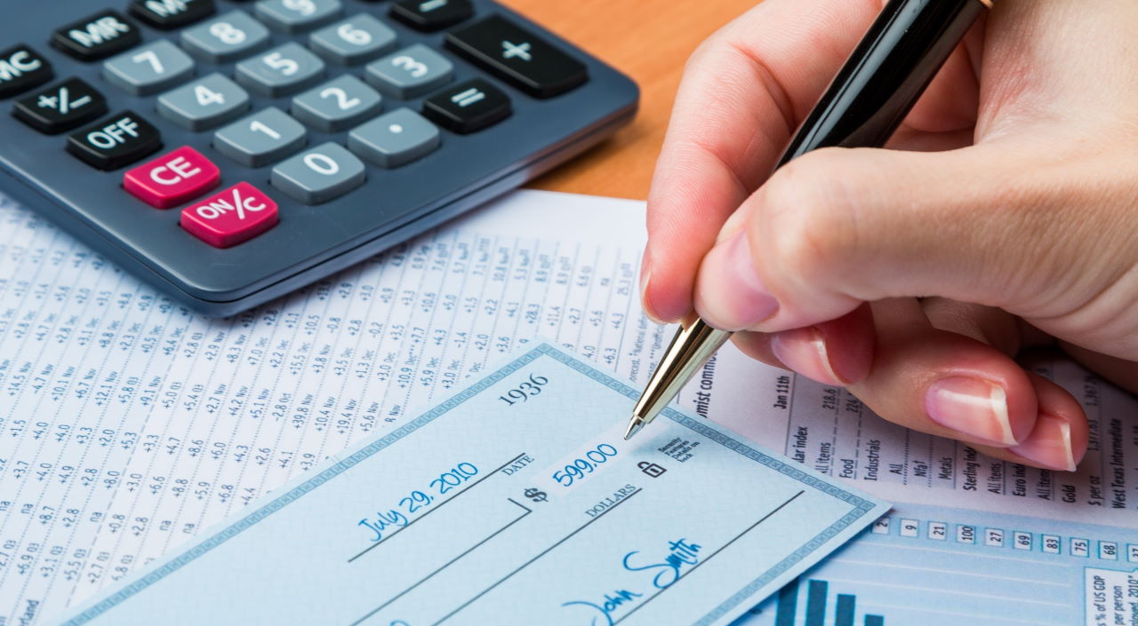 how to write cents on a check