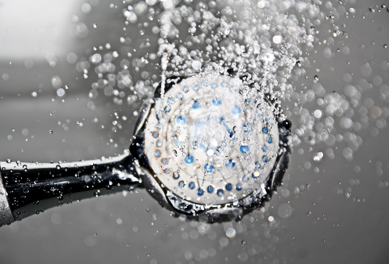 showering together to save water
