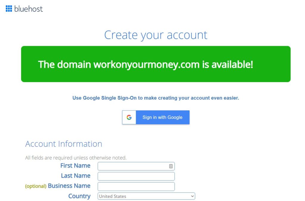 how to start a blog and make money with bluehost