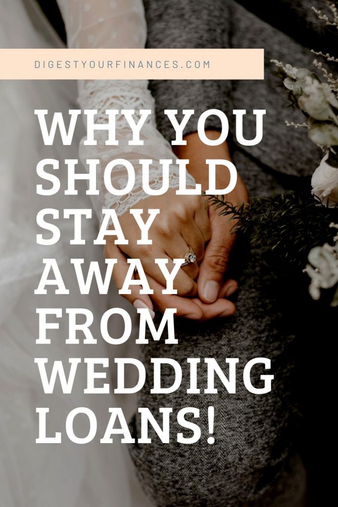 why you should stay away from wedding loans pin