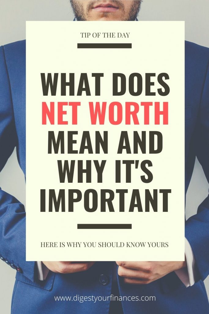 what does net worth mean